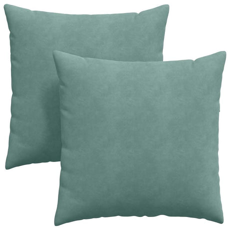 Vidaxl sofa kussens 2 stuks zeegroen 60 x 60 cm cordstof