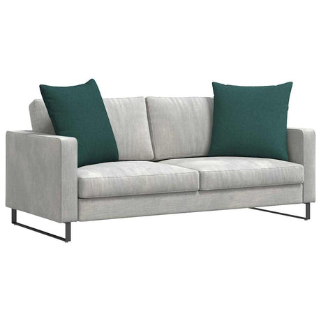 Vidaxl sofa kussens 2 pcs donkergroen 80 x 80 cm stof