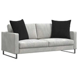 Vidaxl sofa kussens 2 stuks zwart 80 x 80 cm cordstof