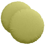 Vidaxl zitkussens 2 pcs lichtgroen ø40 x 13 cm stof