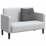 Vidaxl rugkussen donkergrijs 60 x 24 x 50 cm stof