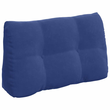 Vidaxl rugkussen politieblauw 80 x 24 x 50 cm fluweel