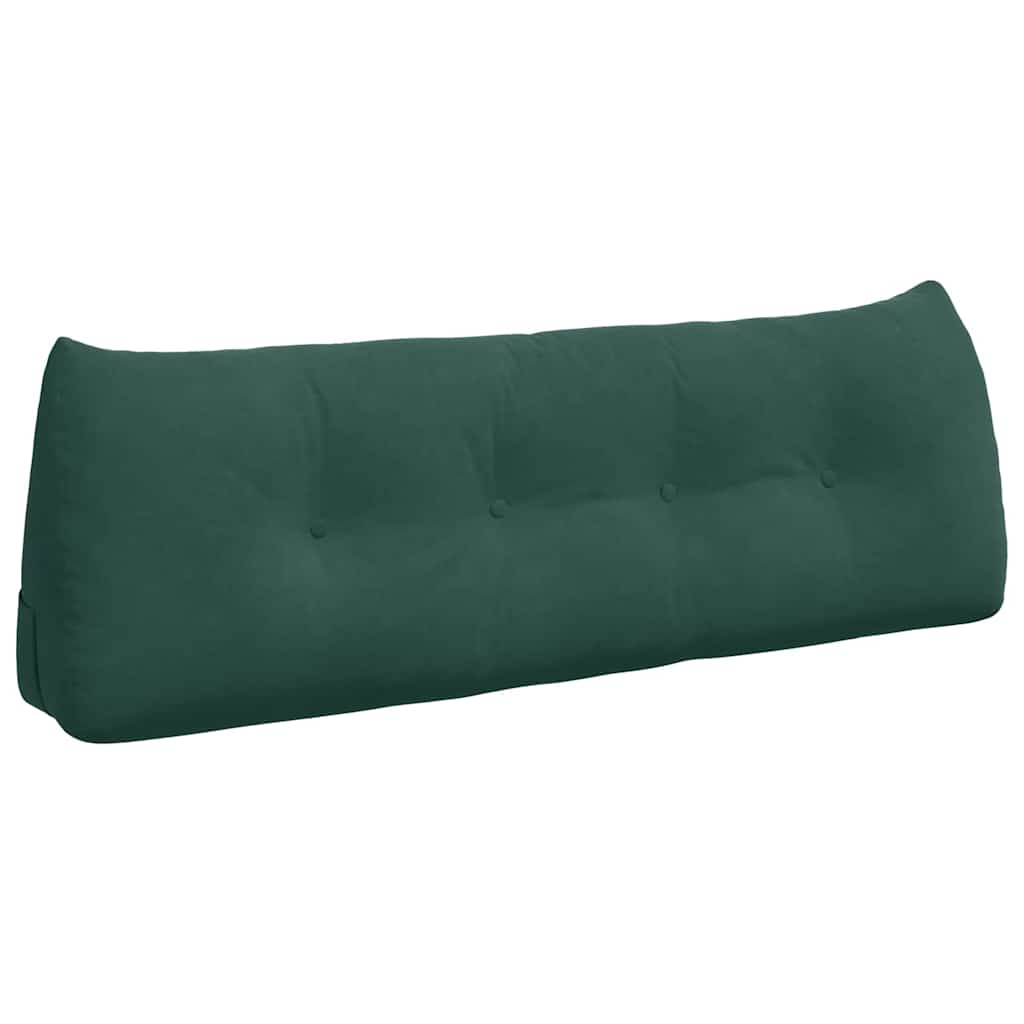 Vidaxl rugkussen donkergroen 140 x 24 x 50 cm fluweel