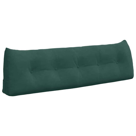 Vidaxl rugkussen donkergroen 160 x 24 x 50 cm fluweel