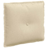 Vidaxl rugkussen crème 50 x 19 x 45 cm stof
