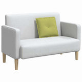 Vidaxl rugkussen lichtgroen 50 x 19 x 45 cm stof