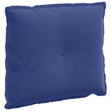 Vidaxl rugkussen politieblauw 60 x 50 cm cordstof