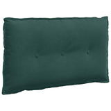 Vidaxl rugkussen donkergroen 80 x 50 cm cordstof