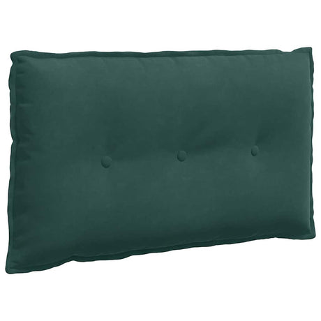 Vidaxl rugkussen donkergroen 80 x 50 cm cordstof