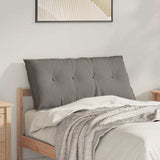 Vidaxl rugkussen taupe 100 x 19 x 50 cm stof
