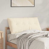 Vidaxl rugkussen crème 100 x 50 cm cordstof