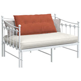 Vidaxl rugkussen rood-oranje 100 x 50 cm cordstof