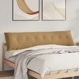 Vidaxl rugkussen bruin 200 x 50 cm cordstof