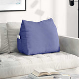 Vidaxl rugkussen jeans blauw 60 x 20 x 50 cm stof