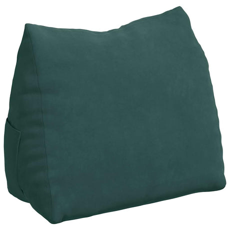 Vidaxl rugkussen donkergroen 60 x 20 x 50 cm cordstof