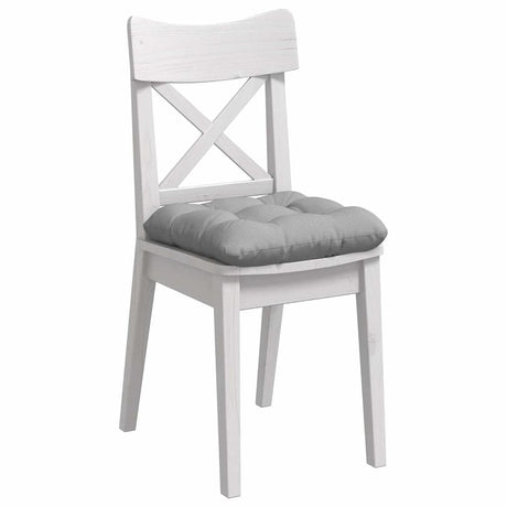Vidaxl zitkussens 4 pcs wolkengrijs 40 x 40 x 12 cm stof