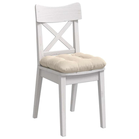 Vidaxl zitkussens 4 pcs beige 40 x 40 cm microvezel stof