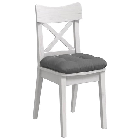 Vidaxl zitkussens 4 pcs donkergrijs 45 x 45 cm microvezel stof
