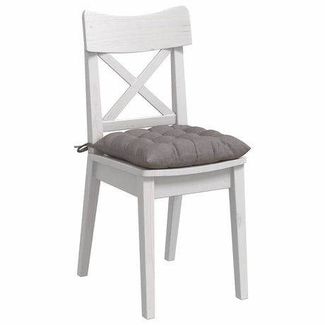 Vidaxl zitkussens 4 pcs taupe 40 x 40 x 6 cm stof