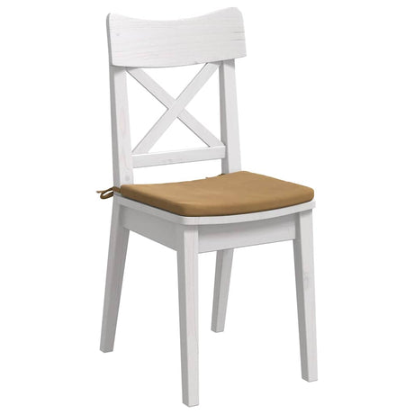 Vidaxl zitkussens 4 pcs bruin 40 x 40 x 3 cm fluweel