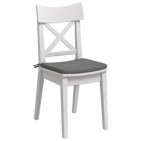 Vidaxl zitkussens 4 pcs donkergrijs 40 x 40 x 3 cm microvezel stof