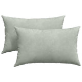 Vidaxl sofa kussens 2 stuks lichtgrijs 50 x 30 cm cordstof
