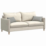 Vidaxl sofa kussens 2 stuks lichtgrijs 50 x 30 cm stof