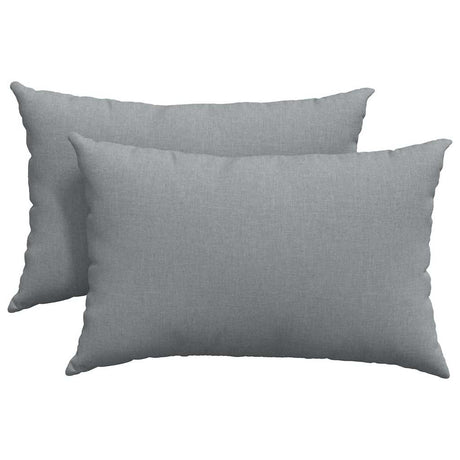 Vidaxl sofa kussens 2 pcs lichtgrijs 60 x 40 cm stof