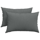 Vidaxl sofa kussens 2 pcs donkergrijs 60 x 40 cm stof