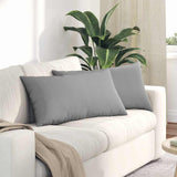 Vidaxl sofa kussens 2 pcs wolkengrijs 80 x 40 cm stof