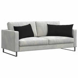 Vidaxl sofa kussens 2 stuks zwart 80 x 40 cm cordstof