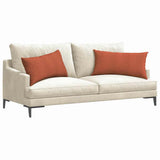 Vidaxl sofa kussens 2 stuks rood-oranje 80 x 40 cm cordstof