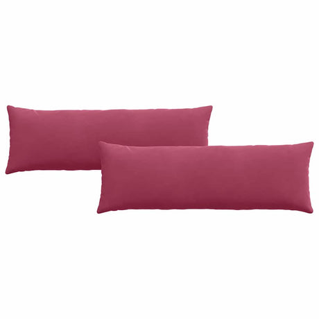 Vidaxl sofa kussens 2 stuks wijnrood 120 x 40 cm cordstof