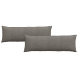 Vidaxl sofa kussens 2 stuks lichtgrijs 120 x 40 cm cordstof