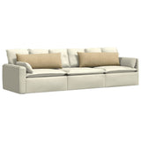 Vidaxl sofa kussens 2 stuks grijs groen 120 x 40 cm cordstof