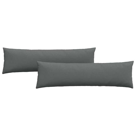 Vidaxl sofa kussens 2 pcs donkergrijs 145 x 40 cm stof