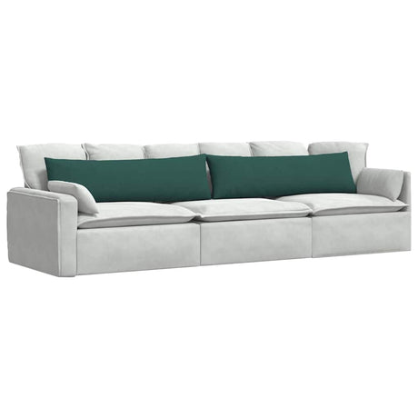 Vidaxl sofa kussens 2 pcs donkergroen 145 x 40 cm stof