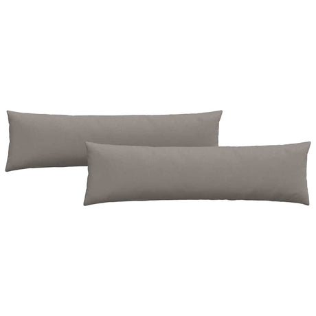 Vidaxl sofa kussens 2 stuks taupe 145 x 40 cm stof