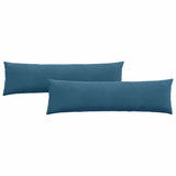 Vidaxl sofa kussens 2 stuks blauw 145 x 40 cm cordstof
