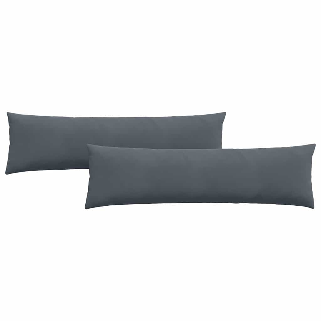 Vidaxl sofa kussens 2 stuks donkergrijs 145 x 40 cm cordstof