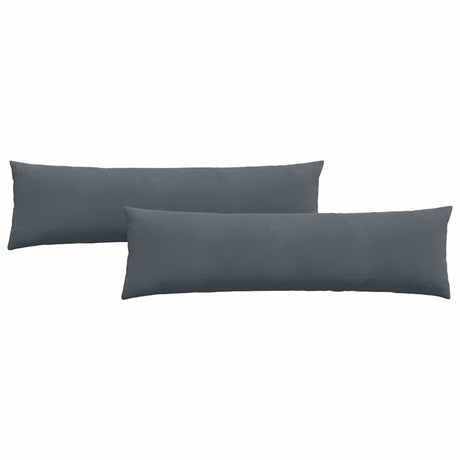 Vidaxl sofa kussens 2 stuks donkergrijs 145 x 40 cm cordstof