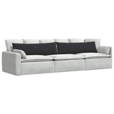 Vidaxl sofa kussens 2 stuks zwart 145 x 40 cm cordstof