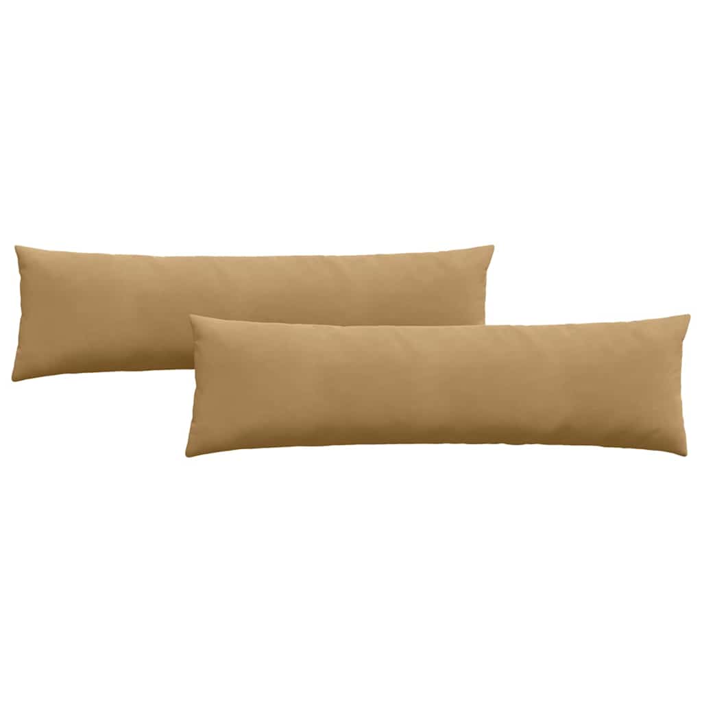 Vidaxl sofa kussens 2 stuks bruin 145 x 40 cm cordstof