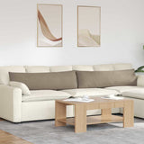 Vidaxl sofa kussens 2 stuks taupe 145 x 40 cm stof
