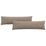 Vidaxl sofa kussens 2 stuks taupe 145 x 40 cm stof