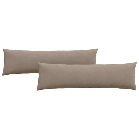 Vidaxl sofa kussens 2 stuks taupe 145 x 40 cm stof