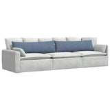 Vidaxl sofa kussens 2 stuks blauw 145 x 40 cm cordstof