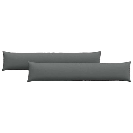 Vidaxl sofa kussens 2 pcs donkergrijs 200 x 40 cm stof