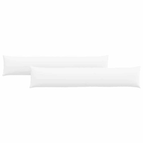 Vidaxl sofa kussens 2 pcs wit 200 x 40 cm stof