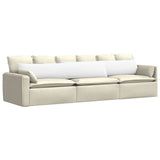 Vidaxl sofa kussens 2 pcs wit 200 x 40 cm stof